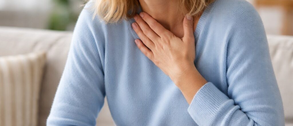 chronic hiccups causes woman experiencing persistent hiccups discomfort